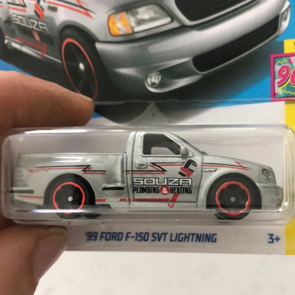 '99 Ford F-150 SVT Lightning Toy Car - Silver